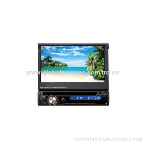 One Din In-dash with 7-inch TFT Screen Motorize Car DVD Player, 4 x 50W Maximum Output Power